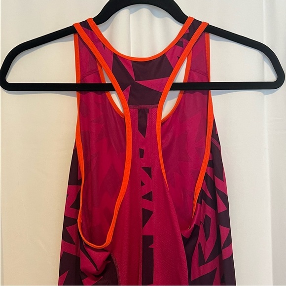 Nike Dri-Fit Racerback Tank Top Size Large Pink Athletic Running Workout Shirt - Picture 2 of 7